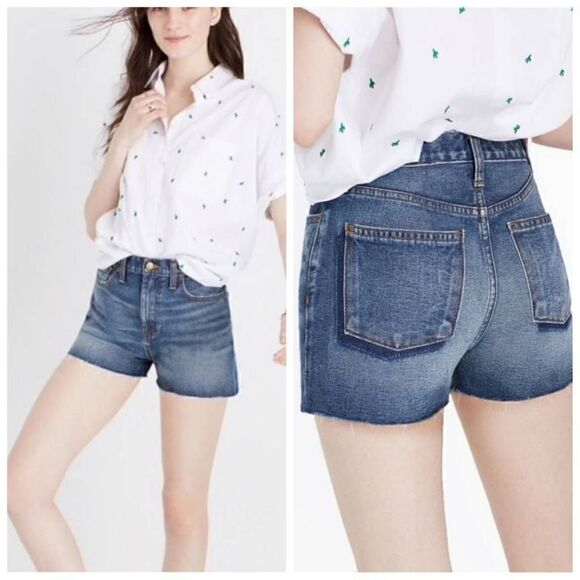 New Madewell The Perfect Jean Short Shadow Pocket Size 29 - Picture 1 of 10